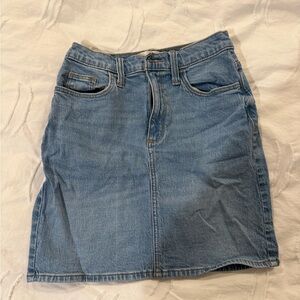 Universal Thread Light Blue Denim Pencil Skirt